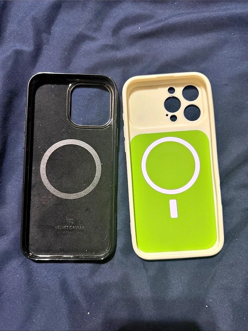Velvet Caviar MagSafe iPhone Case Set Green & Purple NWT